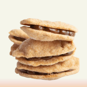Galleta rellena con cajeta